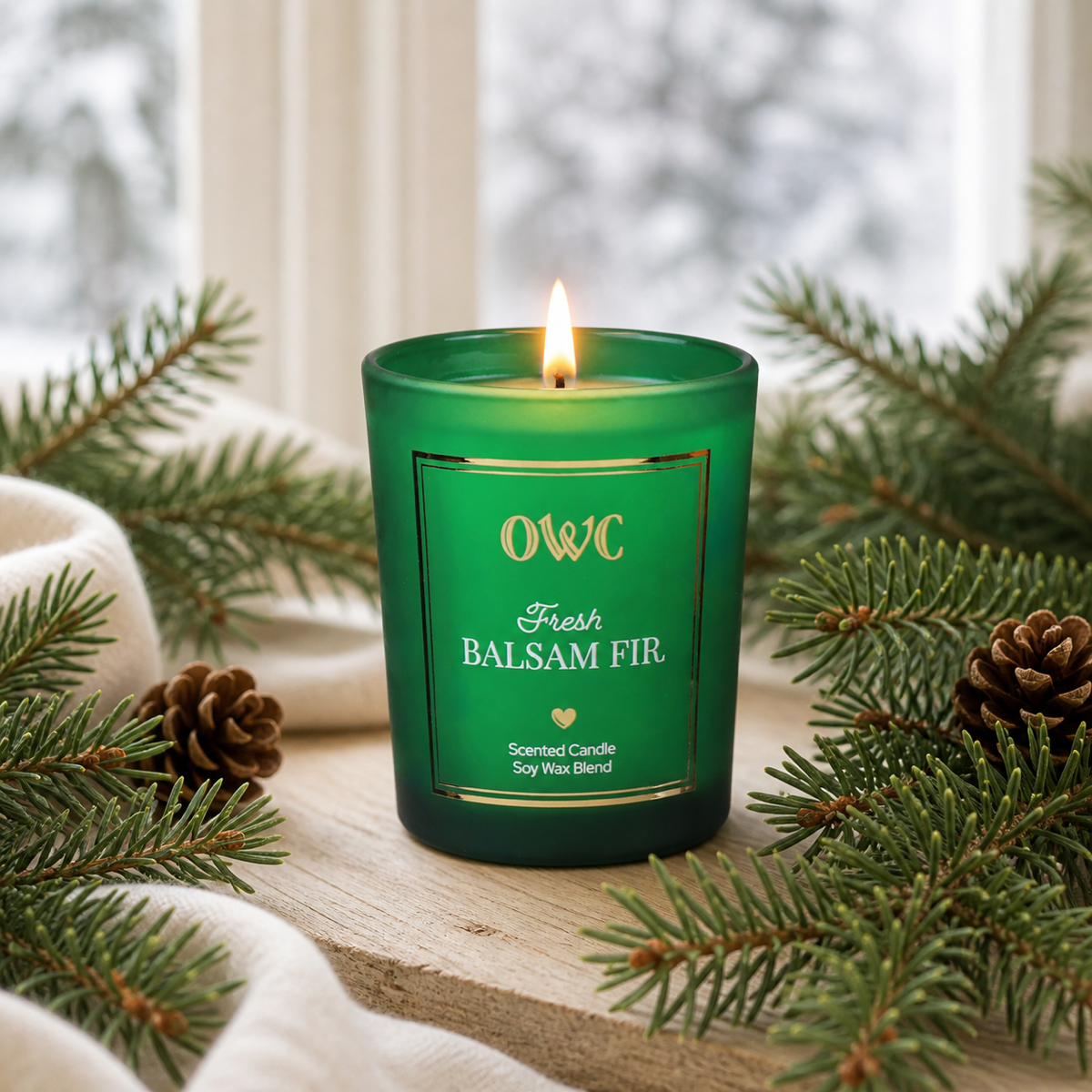 Fresh Balsam Fir Votive Candle – Old World Christmas